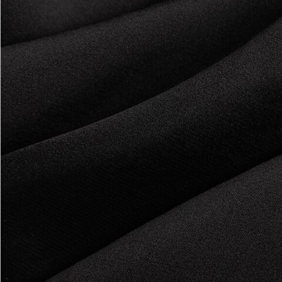 NWT Express Black Cowl Neck Ruched Side Tie Mini Slip Dress Size Small - Picture 7 of 16